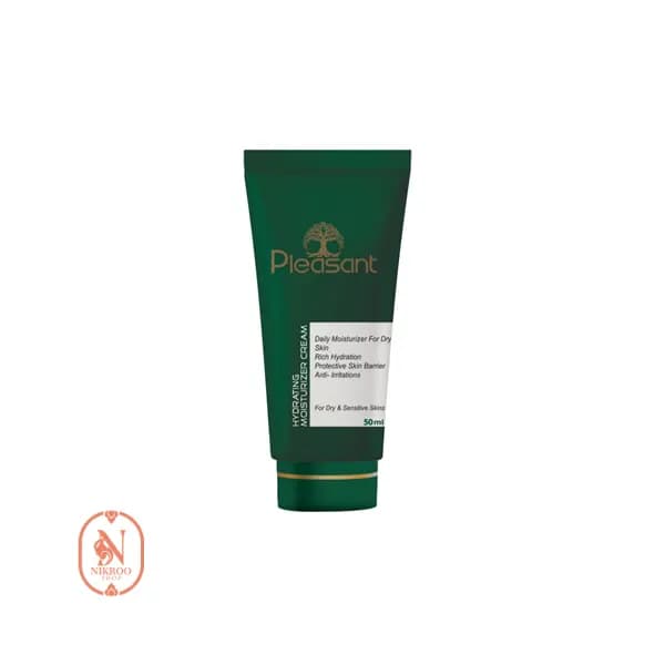 کرم مرطوب کننده و آبرسان 24 ساعته مناسب پوست خشک و حساس PLEASANT 50ML