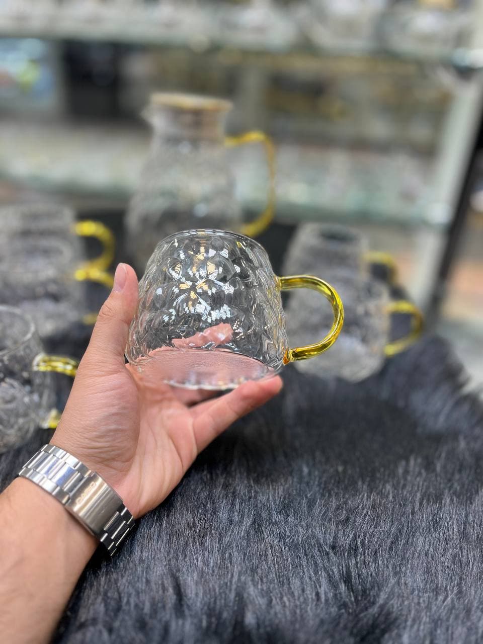 پارچ و لیوان سنگی — تصویر ۴