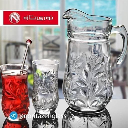 پارچ و لیوان مدل نارسیس برند نوری تازه