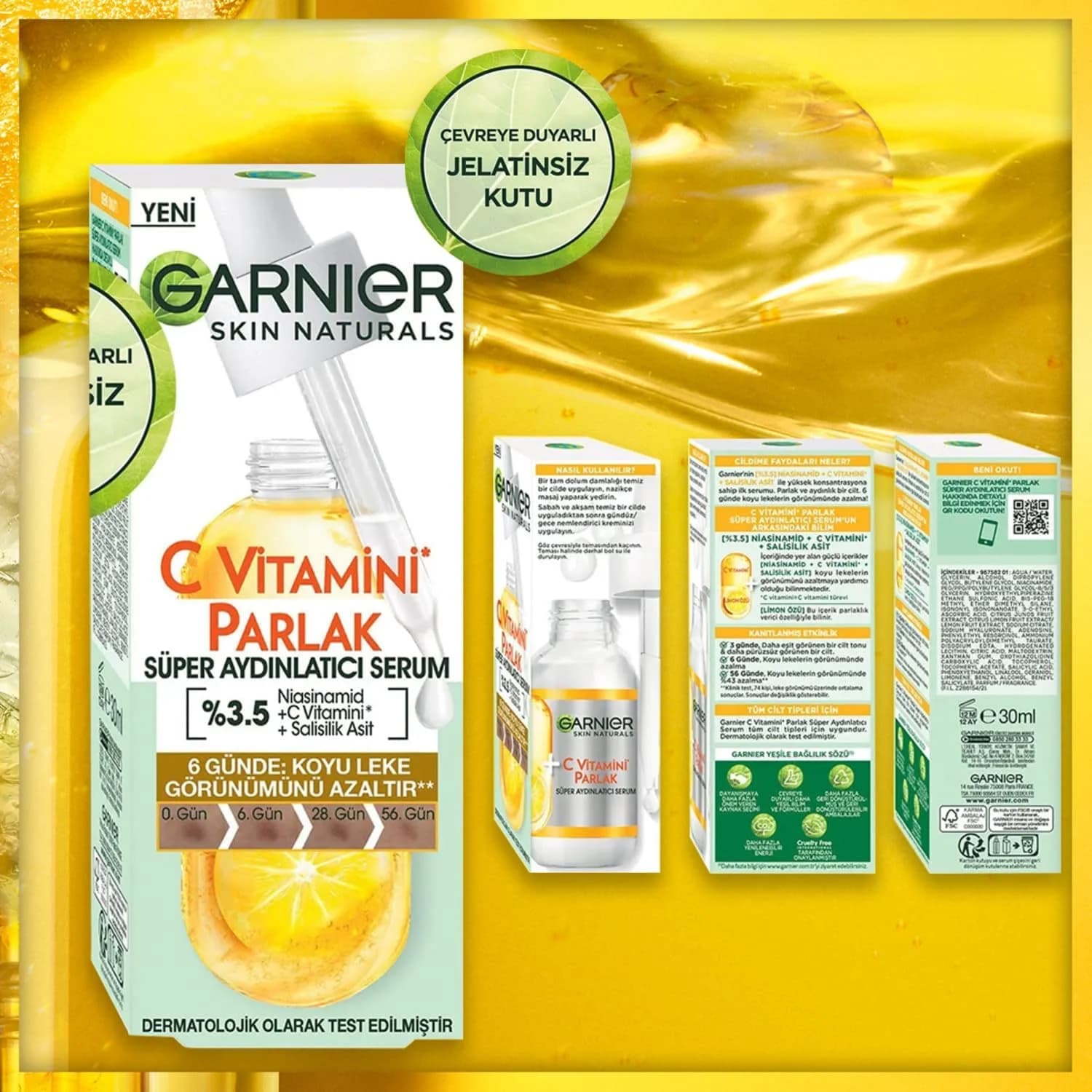 سوپر سرم آبرسان ویتامین سی Garnier — تصویر ۳