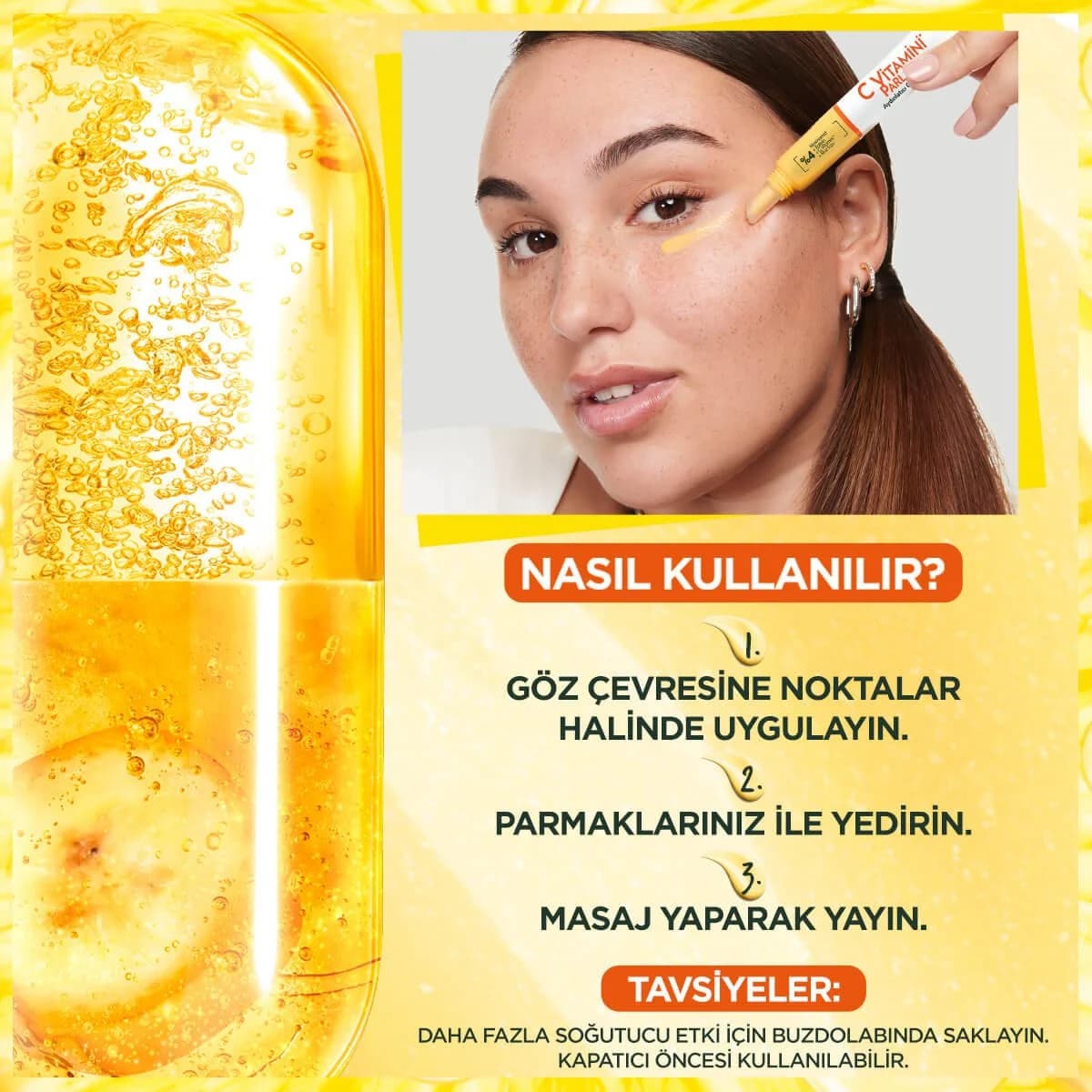 سوپر سرم آبرسان ویتامین سی Garnier — تصویر ۴