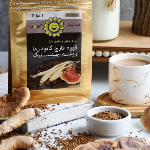 قهوه فوری گانودرما و جینسینگ 7در1 نورا فود120گرمی