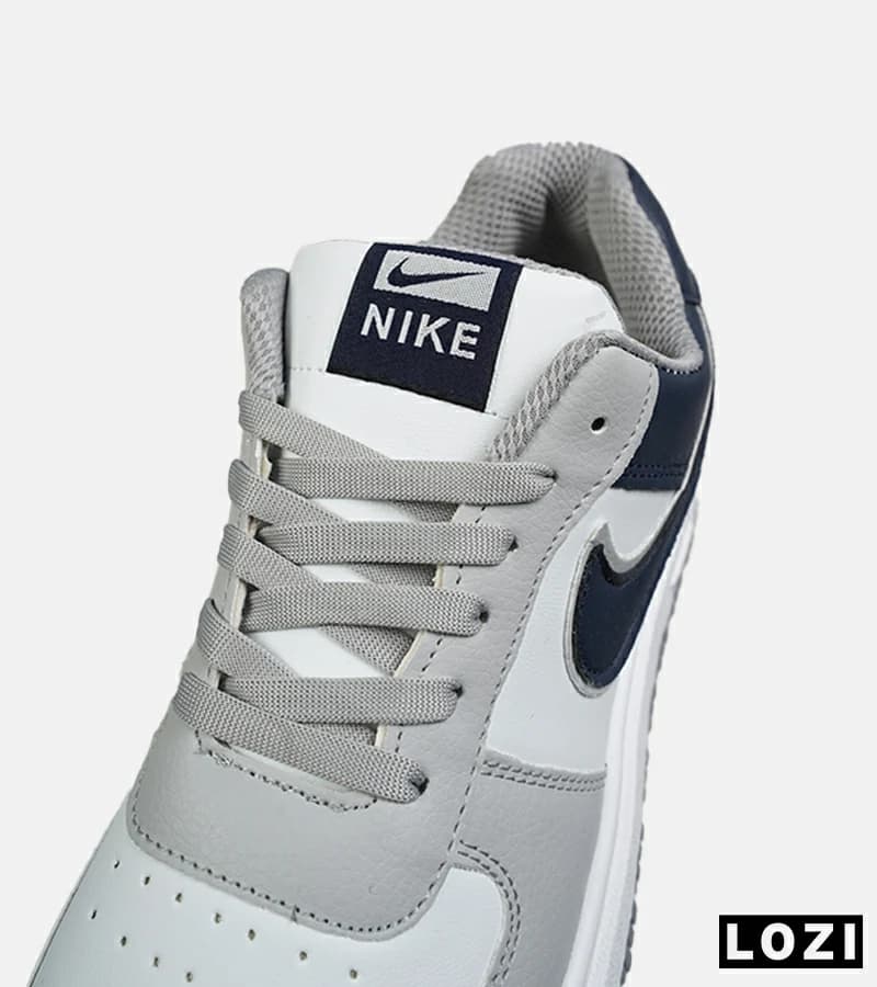کفش مردانه و زنانه سفید طوسی سرمه ای NIKE AIR FORCE مدل 8161 — تصویر ۴