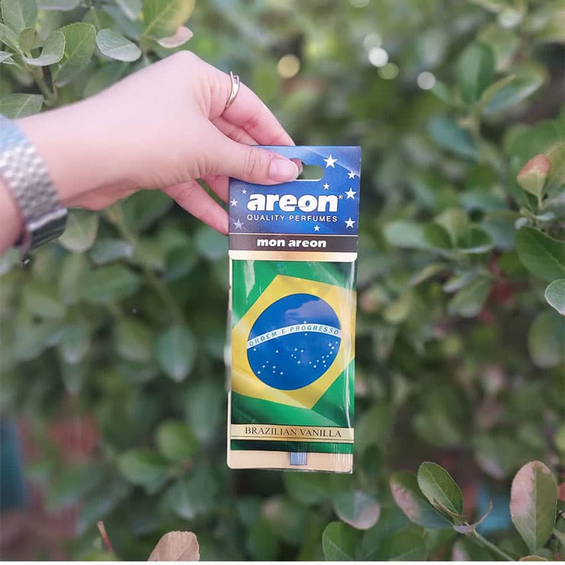 خوشبو کننده کارتی طرح پرچم برند areon کد 6589 — تصویر ۳