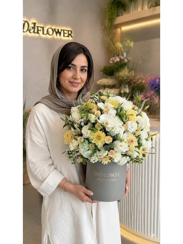 باکس گل شیک برای هدیه رسمی آقایان