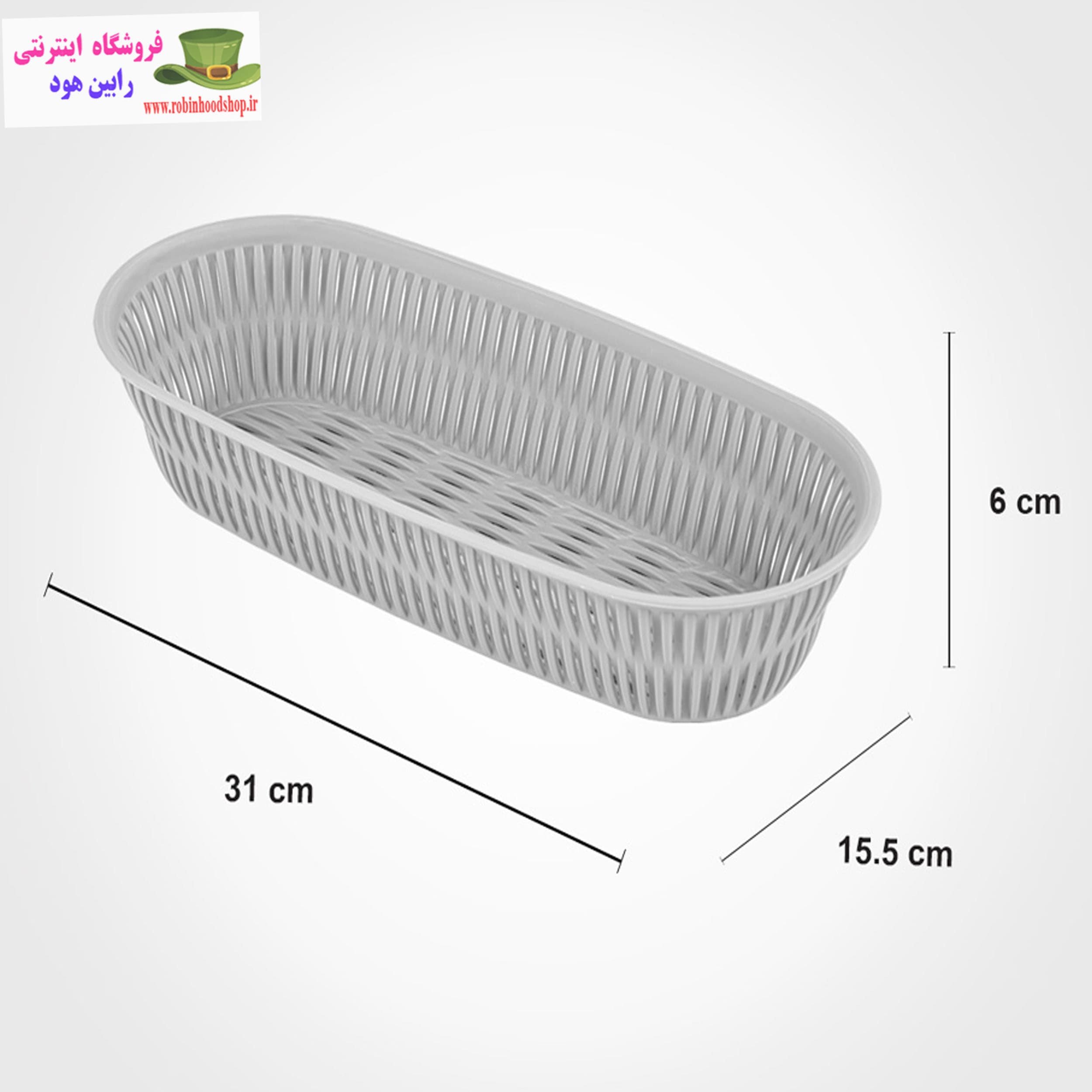 سبد بیضی طرح بامبو 2 — تصویر ۲