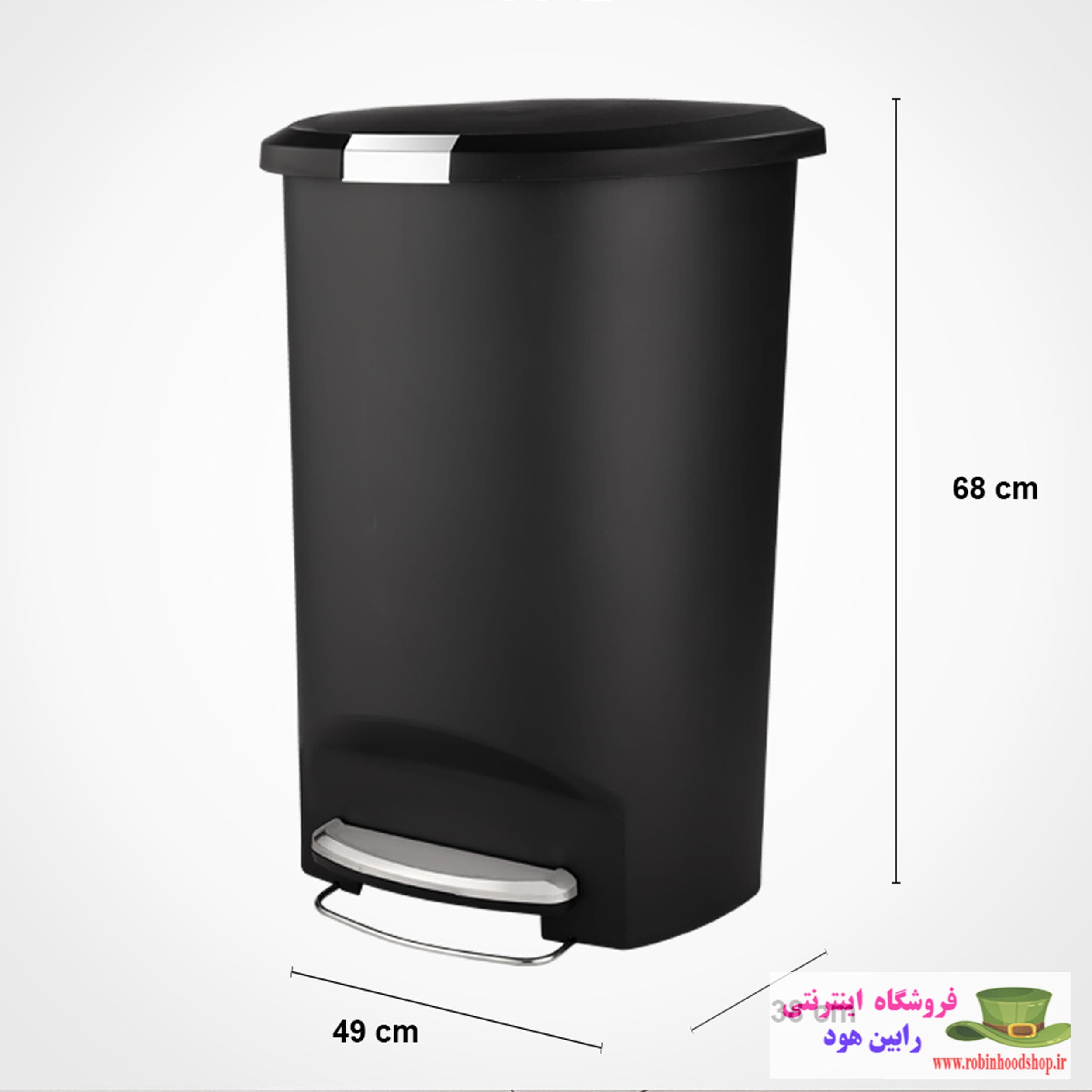 سطل پدالی 50 لیتری — تصویر ۲