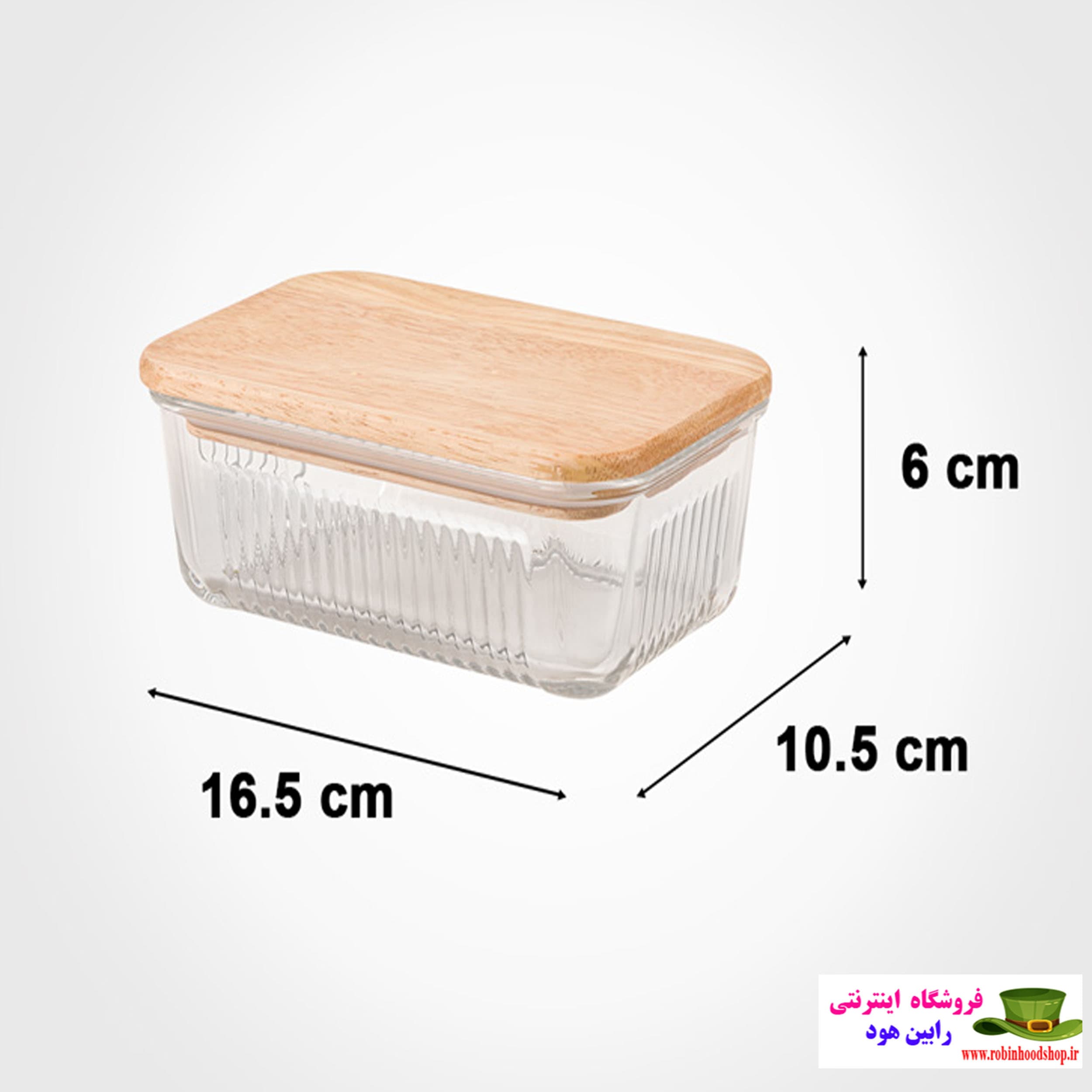 ظرف شیشه ای در چوبی 2.250 لیتر — تصویر ۲