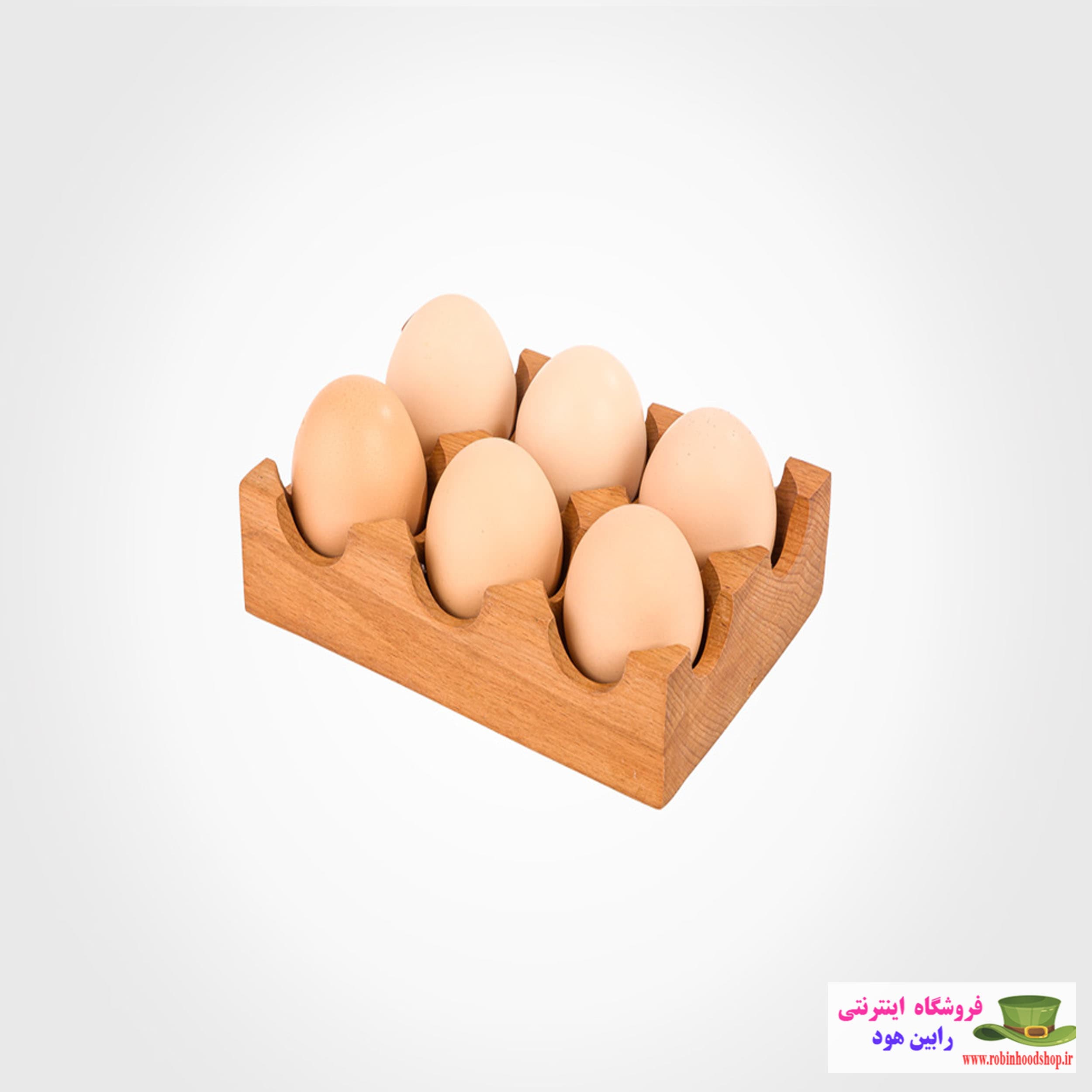 جا تخم مرغی چوبی — تصویر ۲