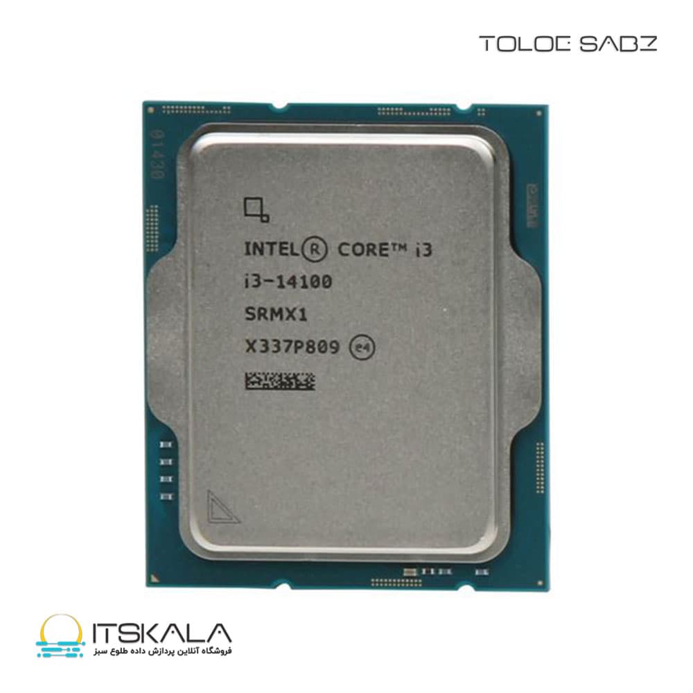 پردازنده تری اینتل مدل i3-14100 با فرکانس 3.5 گیگاهرتز