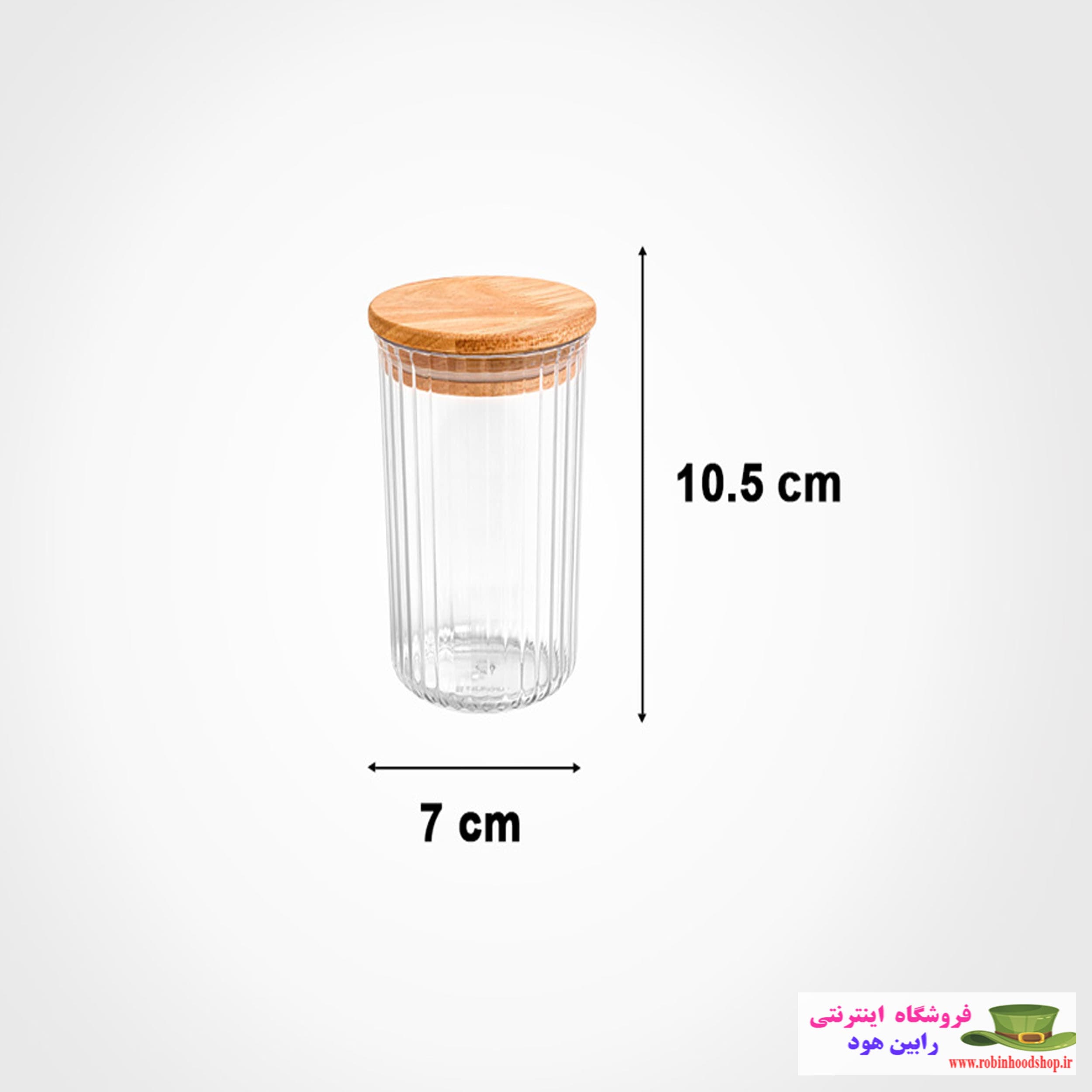 ادویه شیاردار درب چوبی 250 میلی لیتر — تصویر ۲