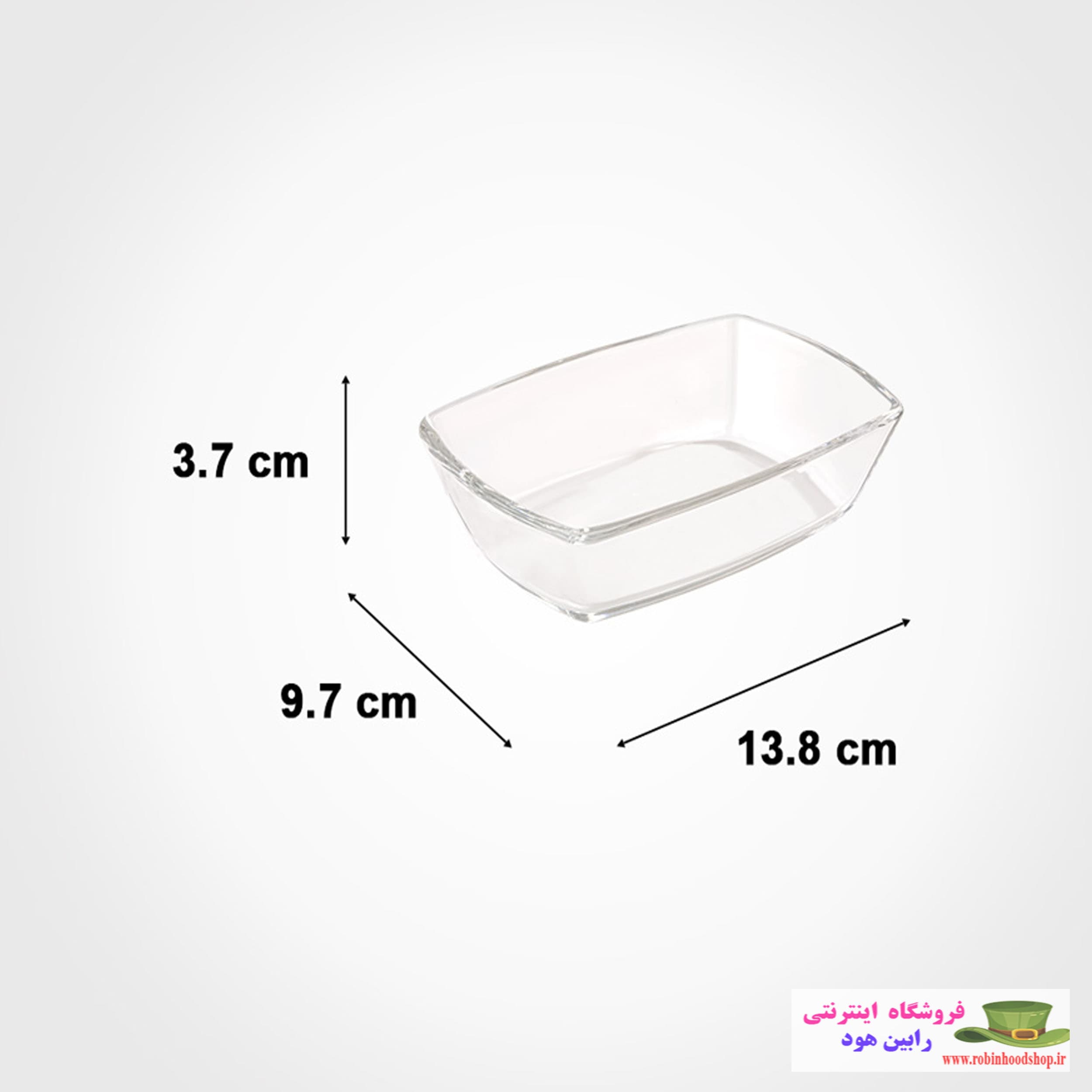 پیاله سرو شیشه ای بزرگ — تصویر ۲