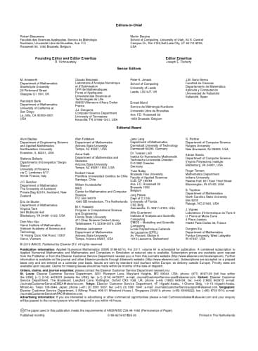 کتاب Applied Numerical Mathematics 61 (February 2011) نسخه کامل