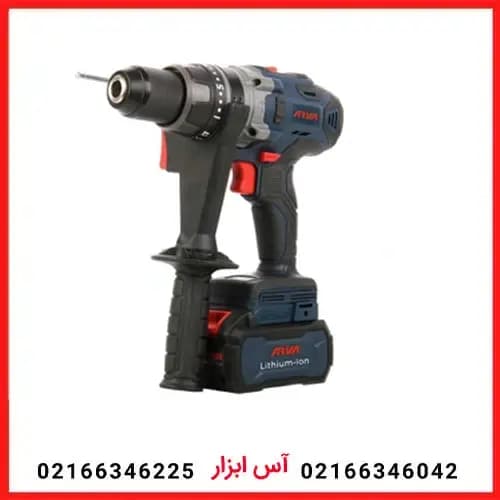 دریل پیچ گوشتی شارژی چکشی 20 ولت براشلس آروا مدل 5816