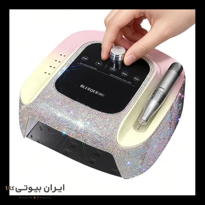 لاک خشک‌کن و سوهان برقی ناخن BLUEQUE مدل BQ-R2 — تصویر ۵