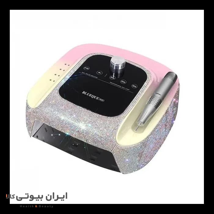 لاک خشک‌کن و سوهان برقی ناخن BLUEQUE مدل BQ-R2
