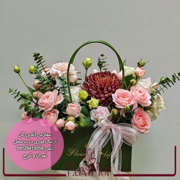 باکس گل رز مینیاتوری کد 1074 | لوکسی فلور