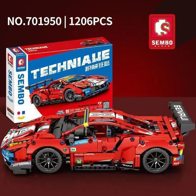 لگو ماشین کنترلی Ferrari برند SEMBO کد 701950 — تصویر ۸