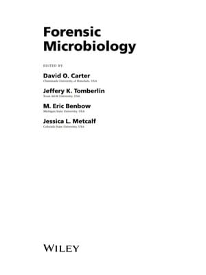 دانلود کتاب Forensic Microbiology