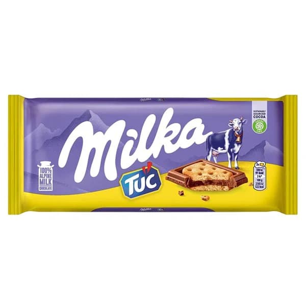 شکلات میلکا بیسکویت شکلاتی توک حجم 87 گرم