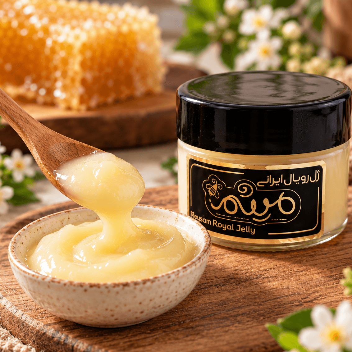 ژل رویال ایرانی میثم 10گرمی تازه و با کیفیت