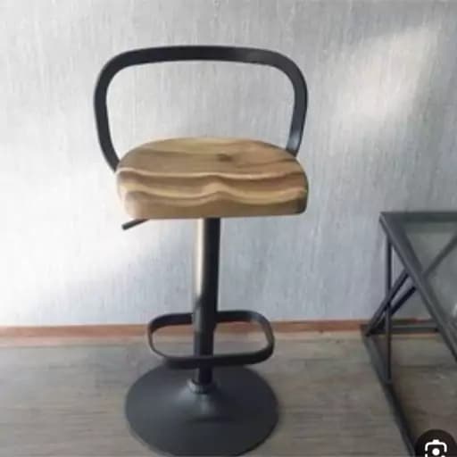 صندلی اپن چوبی جک دار مهرهدار گردو مبلمان آپادانا apadana مدل 633231