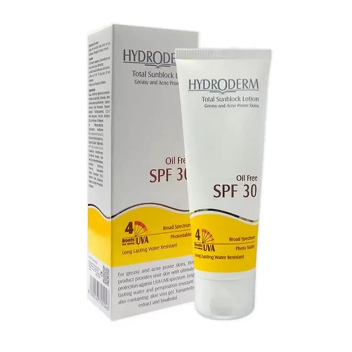 لوسیون ضد آفتاب SPF30 حجم ۷۵ میلی لیتر هیدرودرم