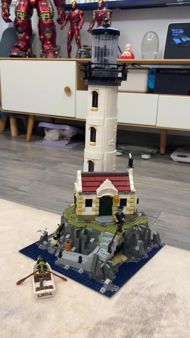 لگو فانوس دریایی مدل Lighthouse کد 92882 — تصویر ۶