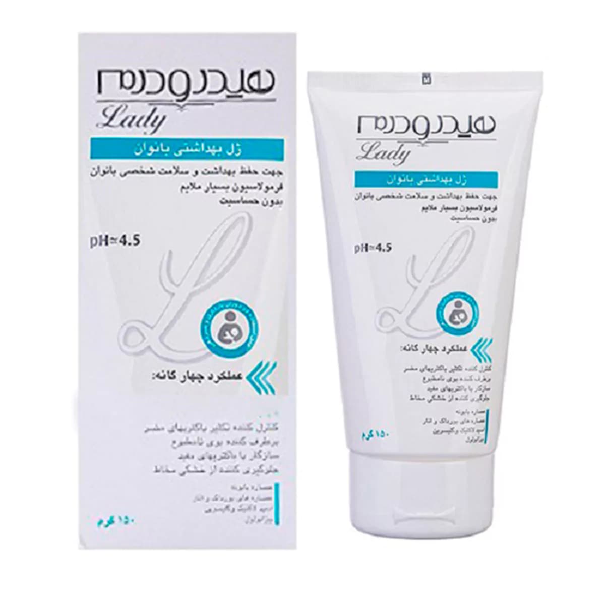 ژل بهداشتی بانوان حجم ۱۵۰ میلی لیتر هیدرودرم