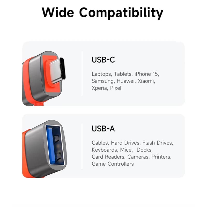 مبدل USB-A به USB-C مک دودو مدل OT-381 — تصویر ۳
