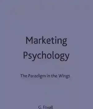 دانلود کتاب Marketing Psychology: The Paradigm in the Wings – روانشناسی بازاریابی: پارادایم در بالها