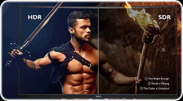 مانیتور بنکیو 28 اینچ مدل EL2870U 4K — تصویر ۳