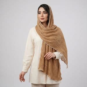 شال زنانه نخ پلیسه مدل 0639