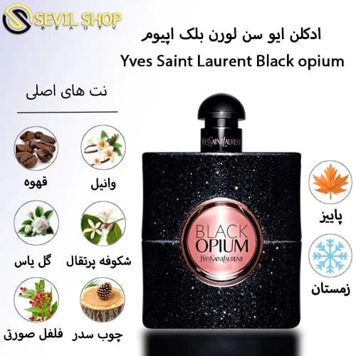 ادکلن بلک اوپیوم ایو سن لورن Yves Saint Laurent Black Opium — تصویر ۲