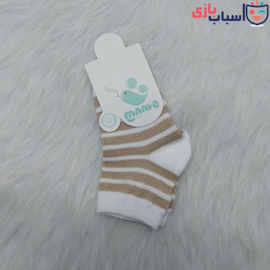 جوراب نوزادی ساقدار طرح دار — تصویر ۳