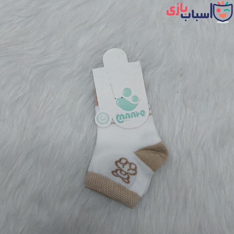 جوراب نوزادی ساقدار طرح دار — تصویر ۴