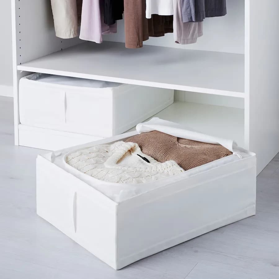 باکس نظم‌ دهنده ایکیا SKUBB سفید، 43x53x19 سانتی‌متر — تصویر ۵