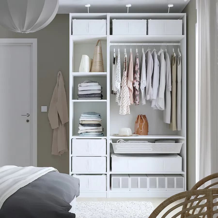 باکس نظم‌ دهنده ایکیا SKUBB سفید، 43x53x19 سانتی‌متر — تصویر ۸