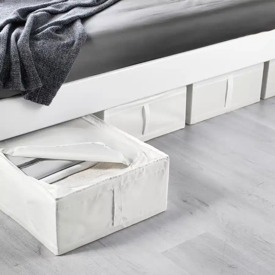 باکس نظم‌ دهنده ایکیا SKUBB سفید، 43x53x19 سانتی‌متر — تصویر ۳