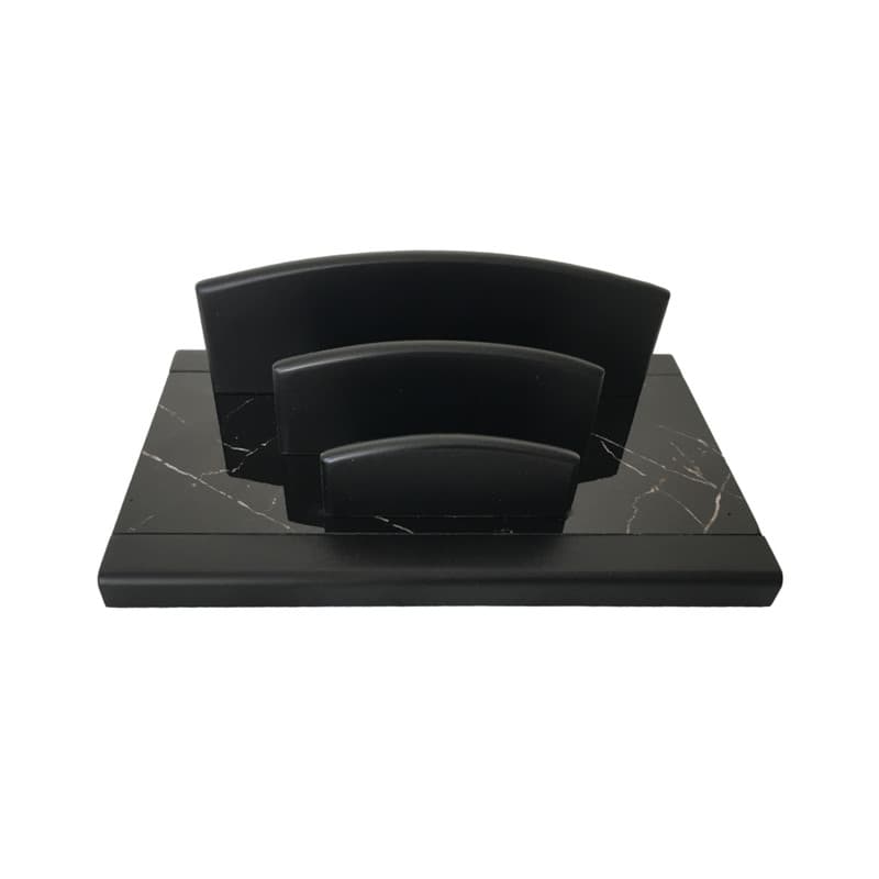 ست لوازم اداری رومیزی طرح سنگ مرمر مدل مدیریتی BB-969-New مجموعه 9 عددی — تصویر ۴