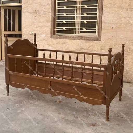 تخت چوبی کودک نوجوان کد DC117 — تصویر ۲