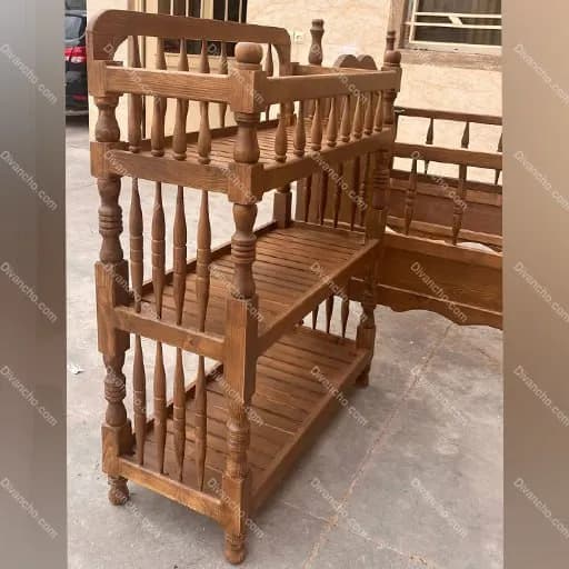 تخت چوبی کودک نوجوان کد DC117 — تصویر ۳