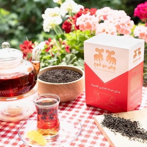 چای کلاسیک شکسته هندوستان دو قوچ - 450 گرم