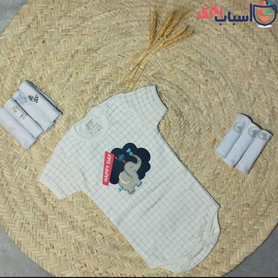 لباس نوزادی – لباس کودکانه – لباس بچه گانه کد 2003 — تصویر ۲