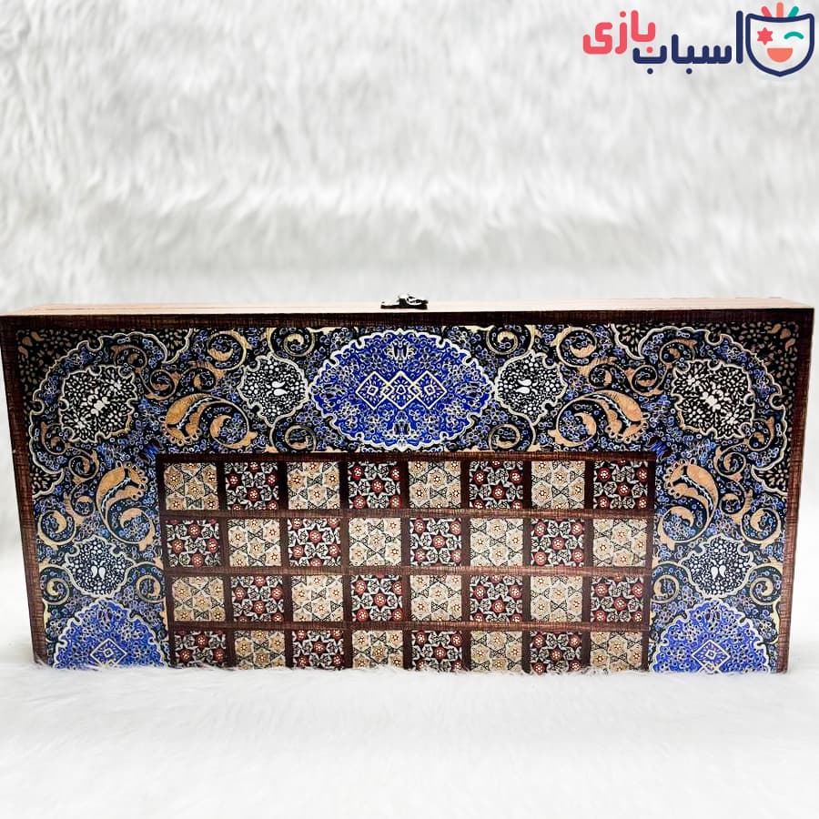تخته نرد MDF ساده طرح خاتم — تصویر ۲