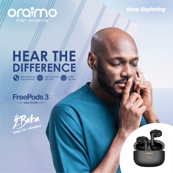 هدست بلوتوثی اُرایمو مدل oraimo Freepods3 2Baba — تصویر ۳