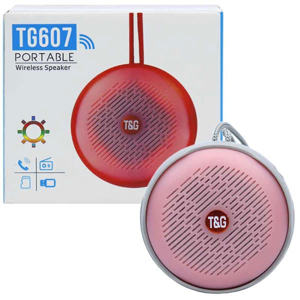 اسپیکر بلوتوث قابل حمل تی اند جی مدل TG-607