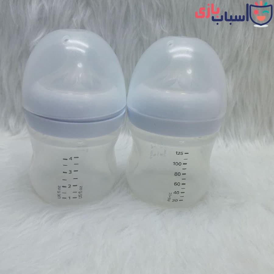 شیشه شیر اونت 125 میل 2 عددی فیلیپس PHILIPS مدل AVENT ساده کد 02_900 — تصویر ۲