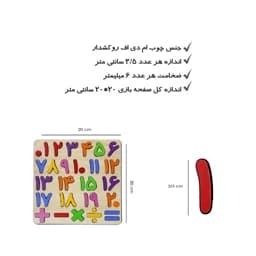 بازی آموزشی اعداد و پازل اعداد کد P14 قیمت تولیدی — تصویر ۴