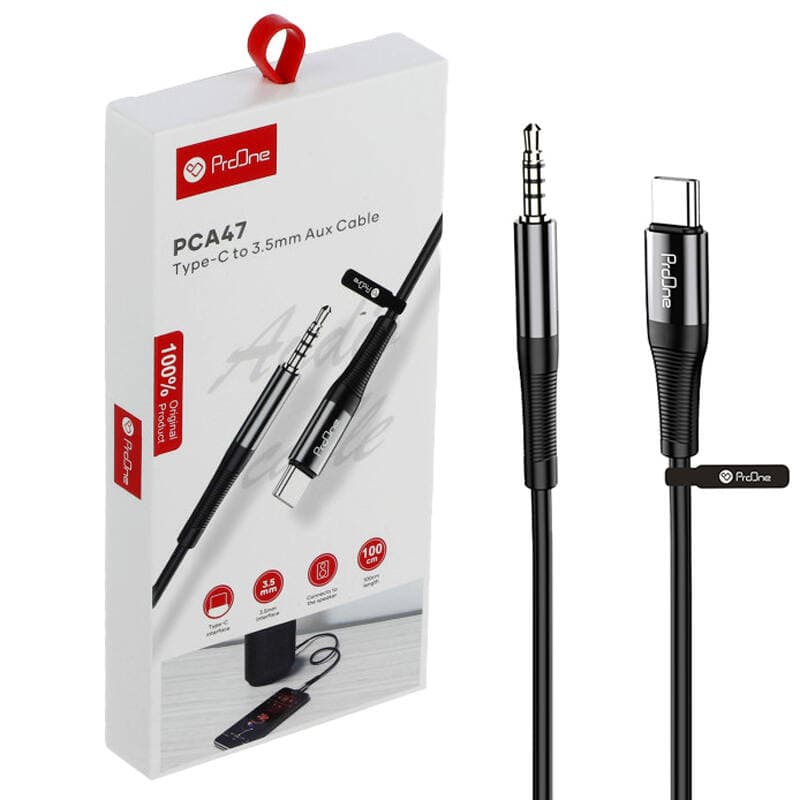 کابل صدا PROONE PCA47 TYPE-C AUX